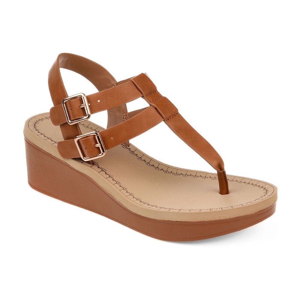 Journee Collection Women's Tru Comfort Foam Bianca Wedge Sandal